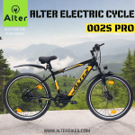 Alter 26" 002S PRO Model Electric Cycle with 36V 250W BLDC HUB Motor | LI-ION BATTERY | 95% PRE- Assembled with Charger