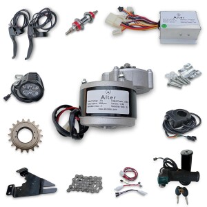 ALTER 24V 250W PMDC Motor KIT with Voltage Throttle | 6 Months WARRENTY ON Motor | Without Battery & Charger